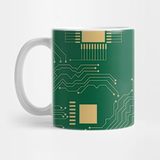 Microcircuit Mug